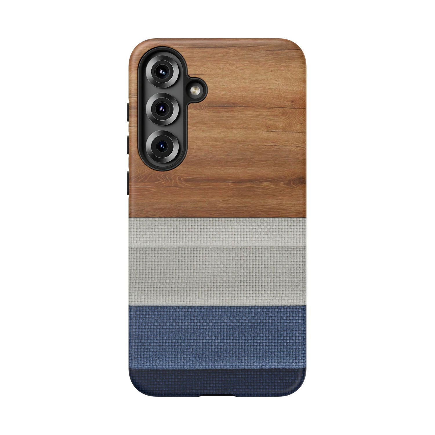 Knitted Folds Striped Samsung Case