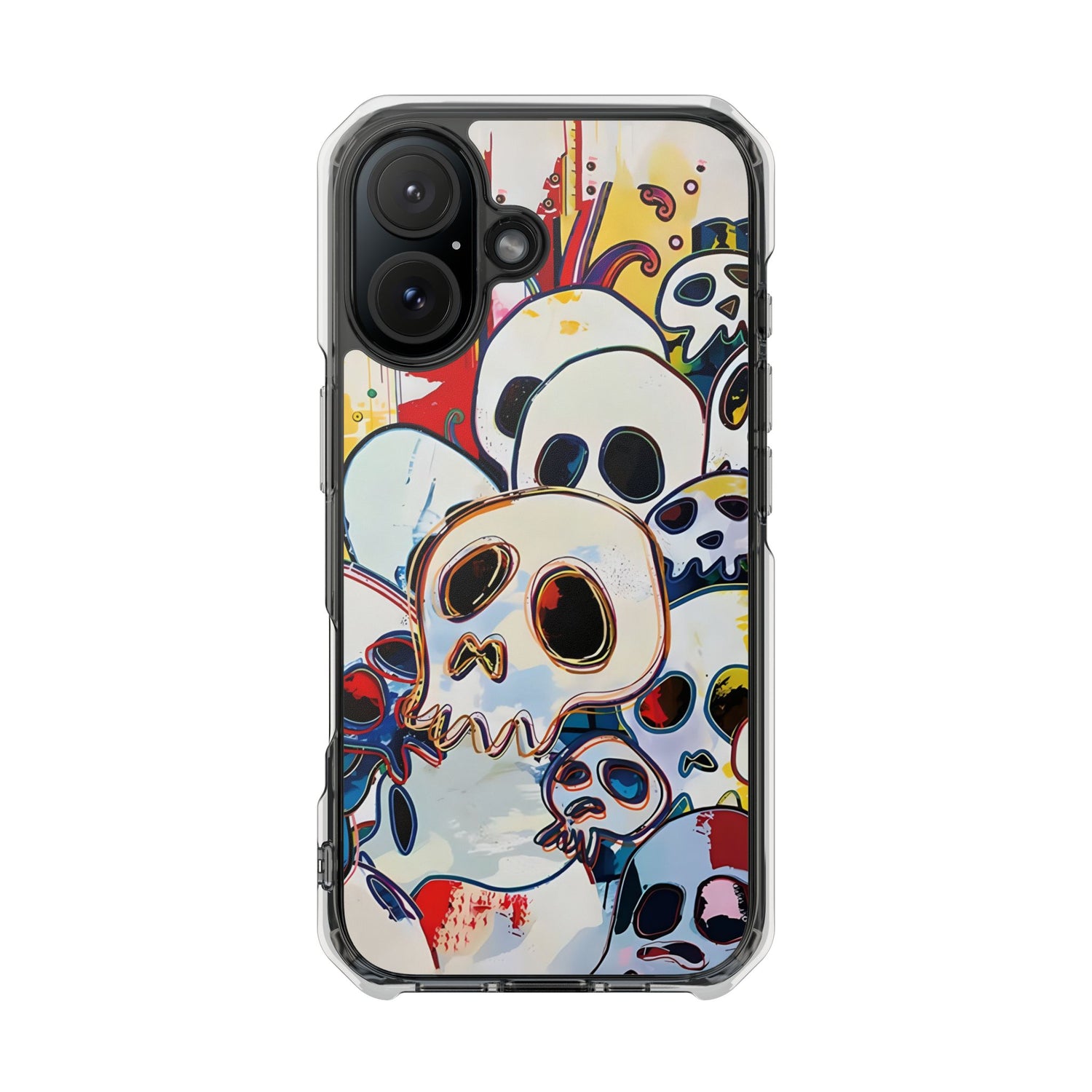 Pop Art Skeletons iPhone Clear Case