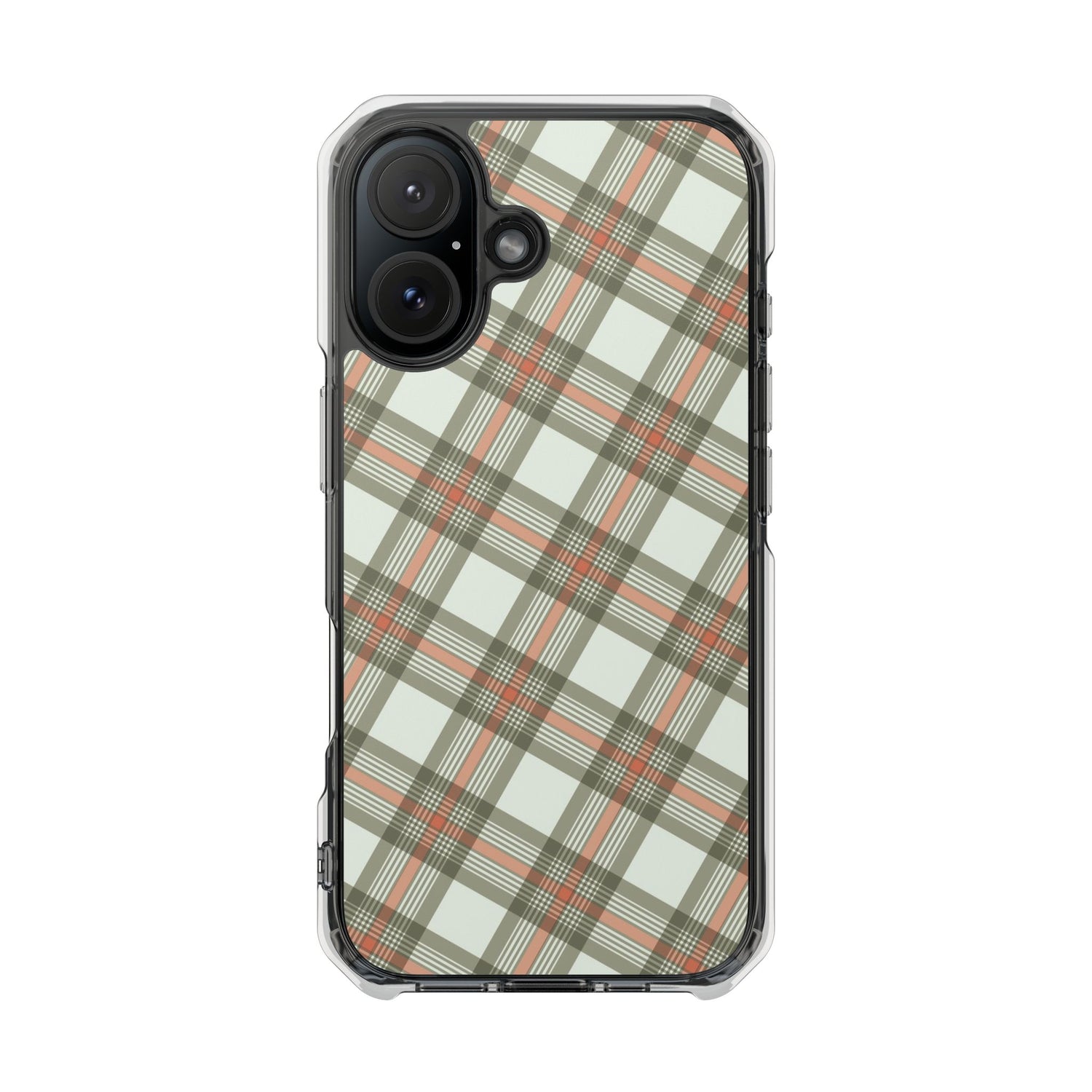 Quiet Plaid iPhone Clear Case