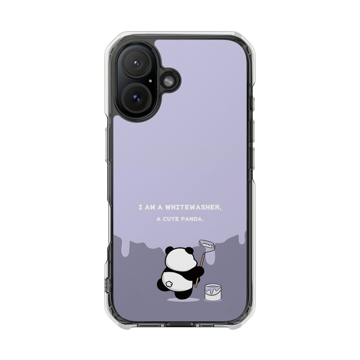 Panda Artist iPhone Clear Case