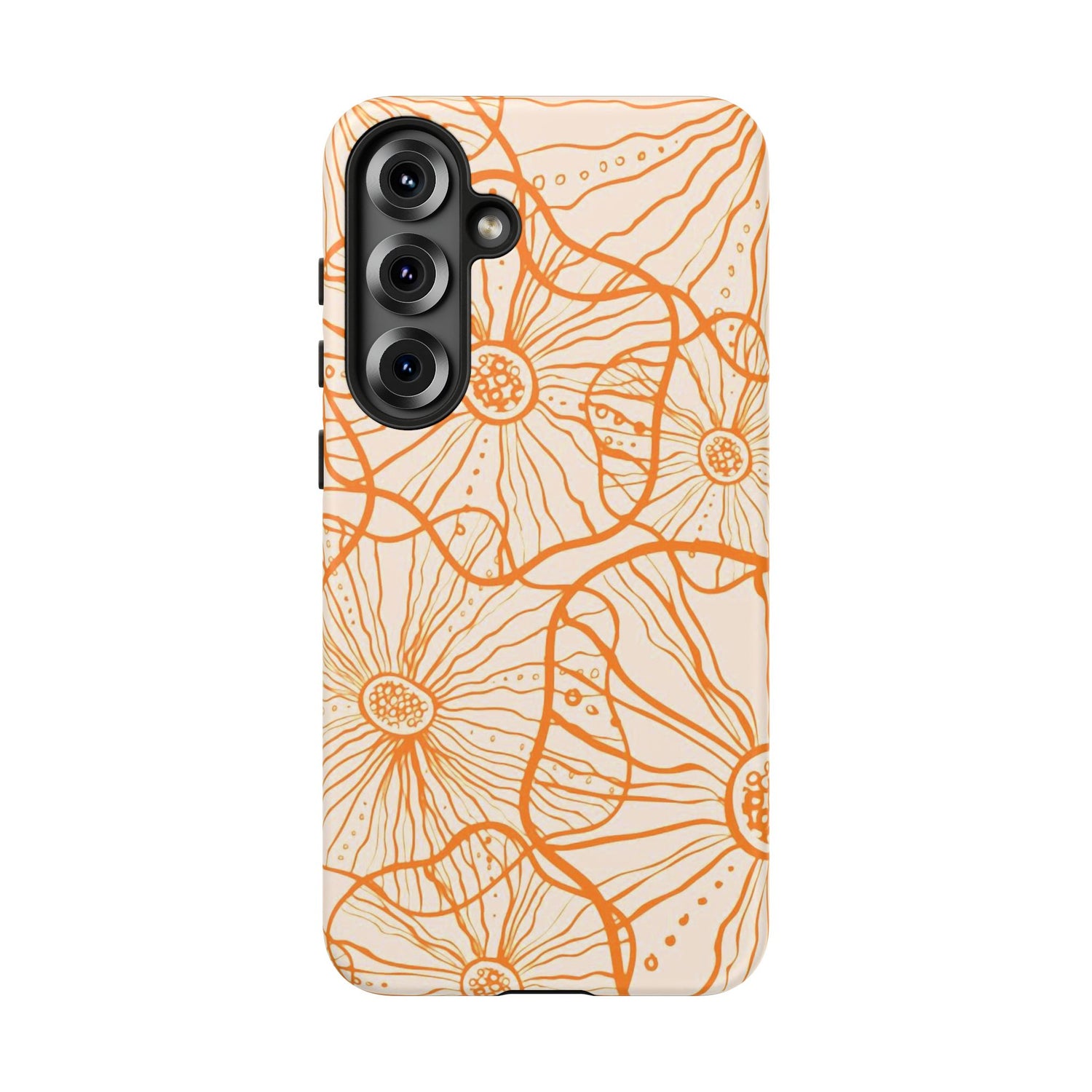 Amber Blossom Garden Samsung Case