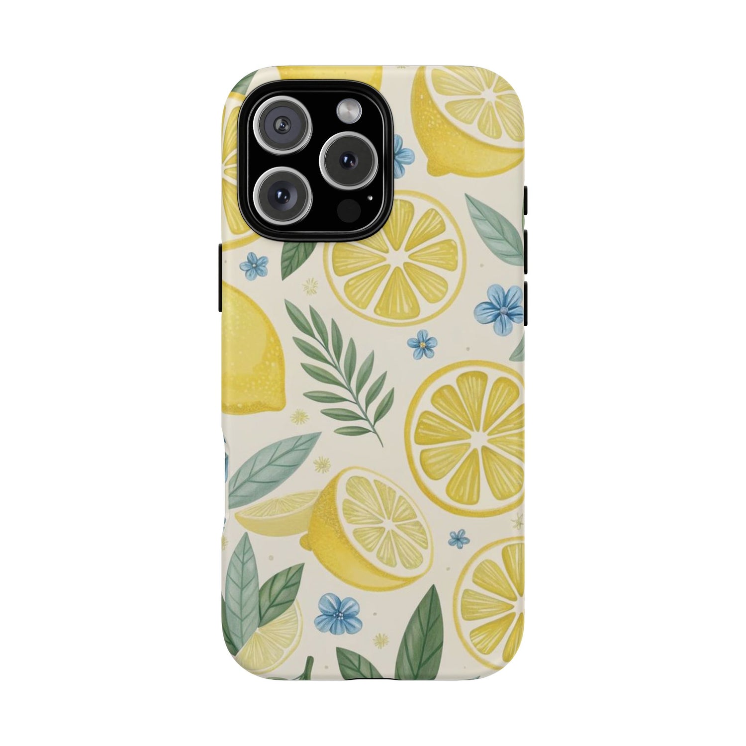 Lemon Pattern iPhone Tough Case