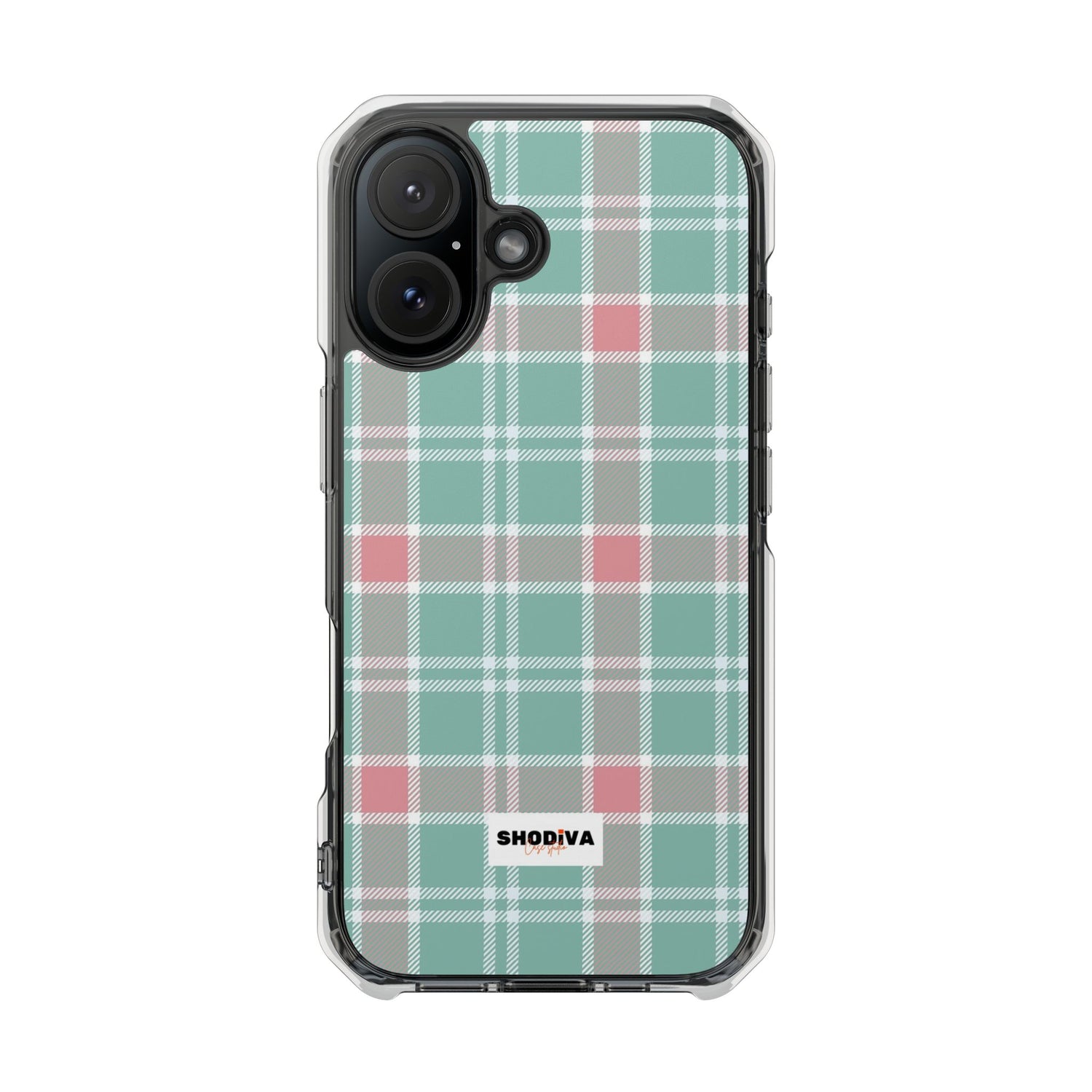 Soft Grid iPhone Clear Case
