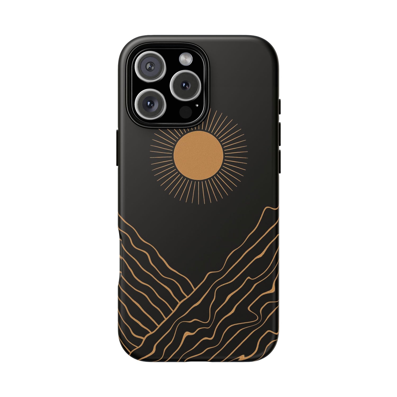 Golden Horizon Stripes Case