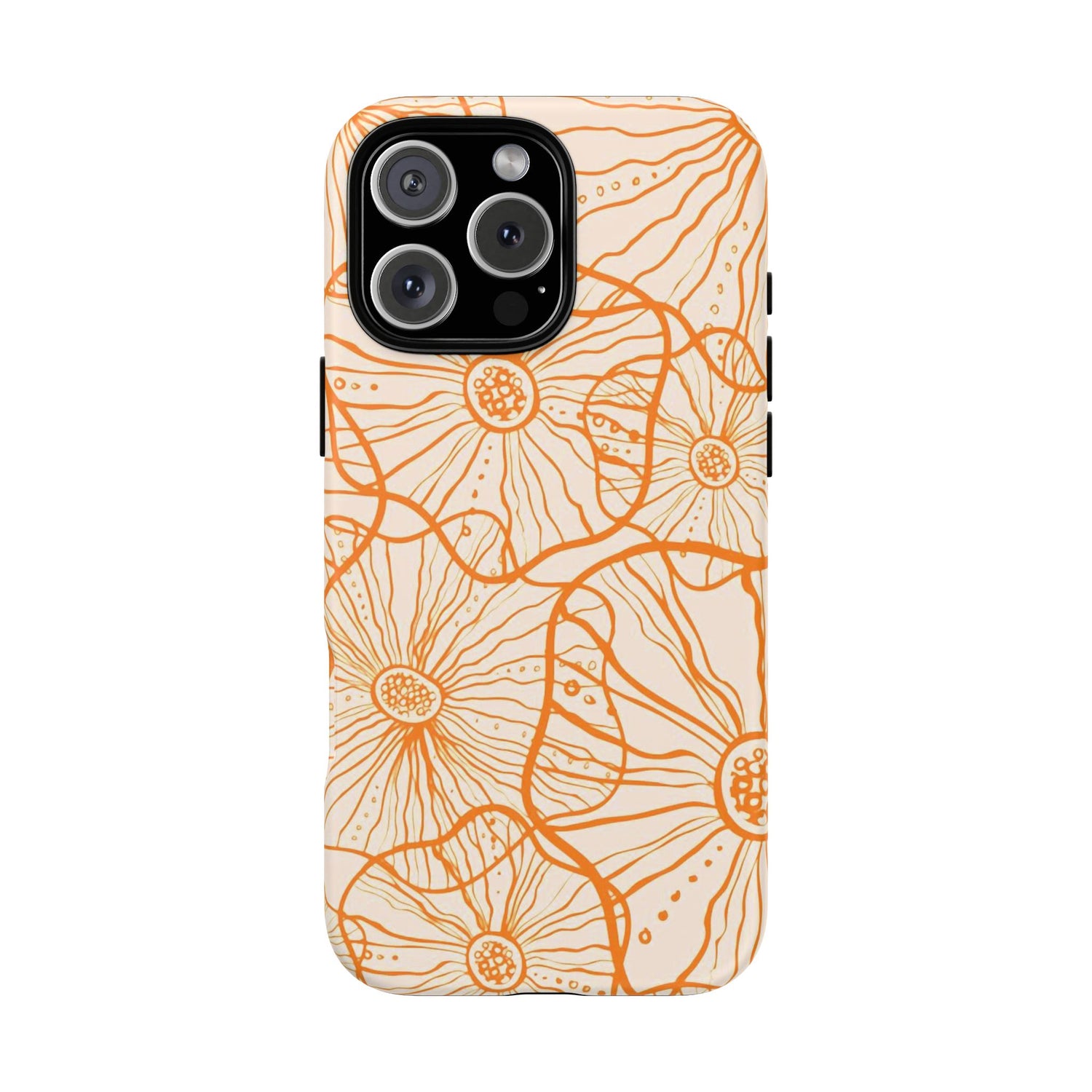 Amber Blossom Garden iPhone Case