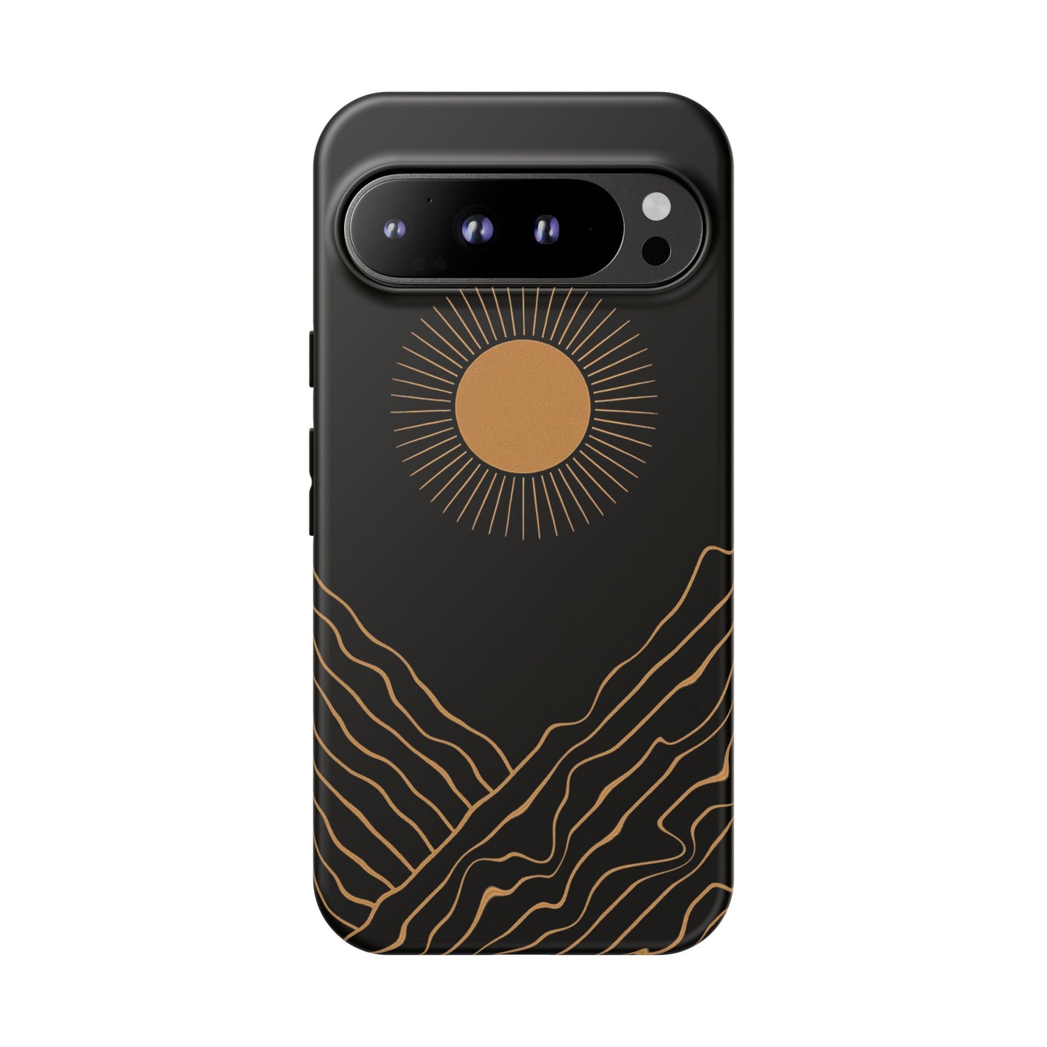 Golden Horizon Stripes Case