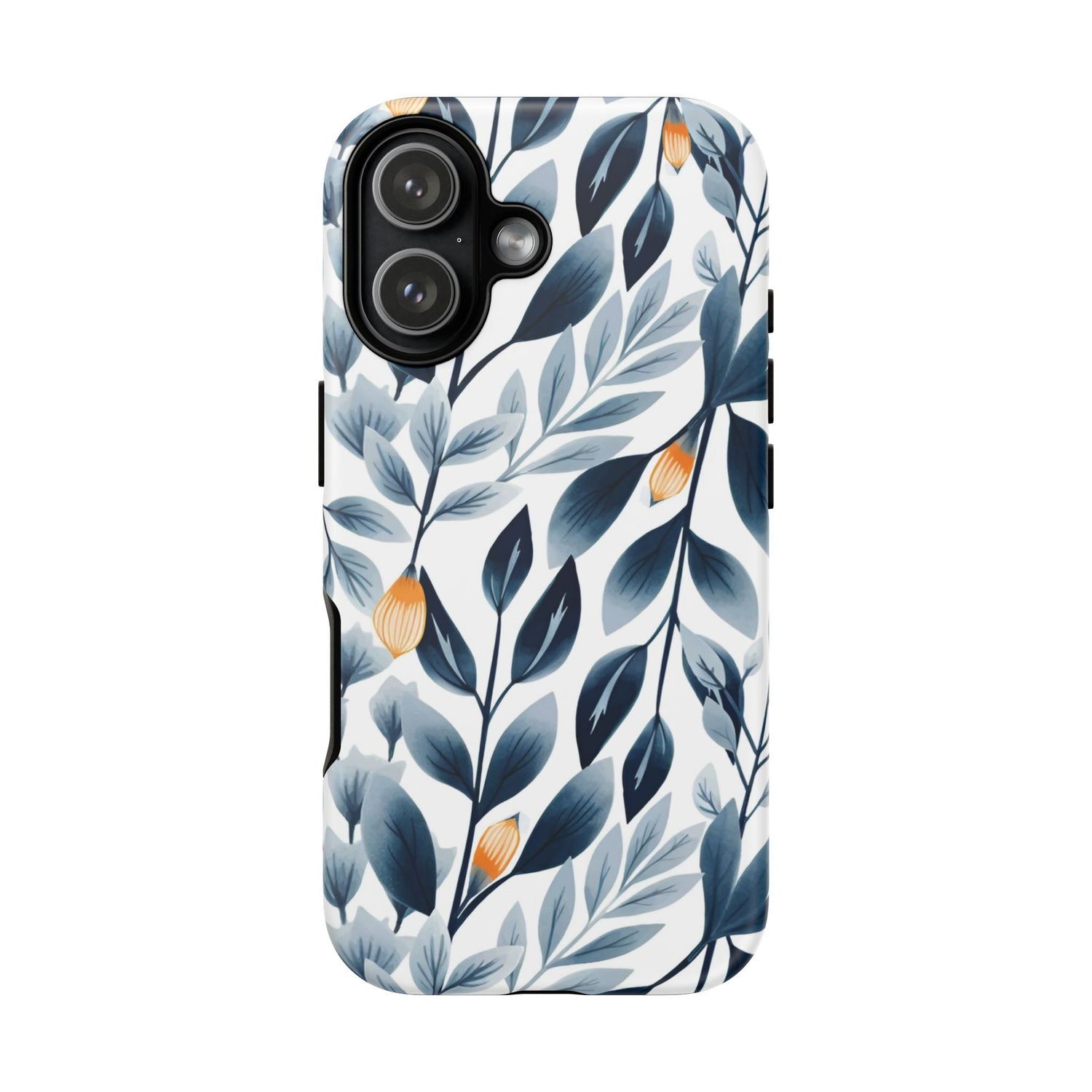 Blue Field Leaf iPhone Tough Case