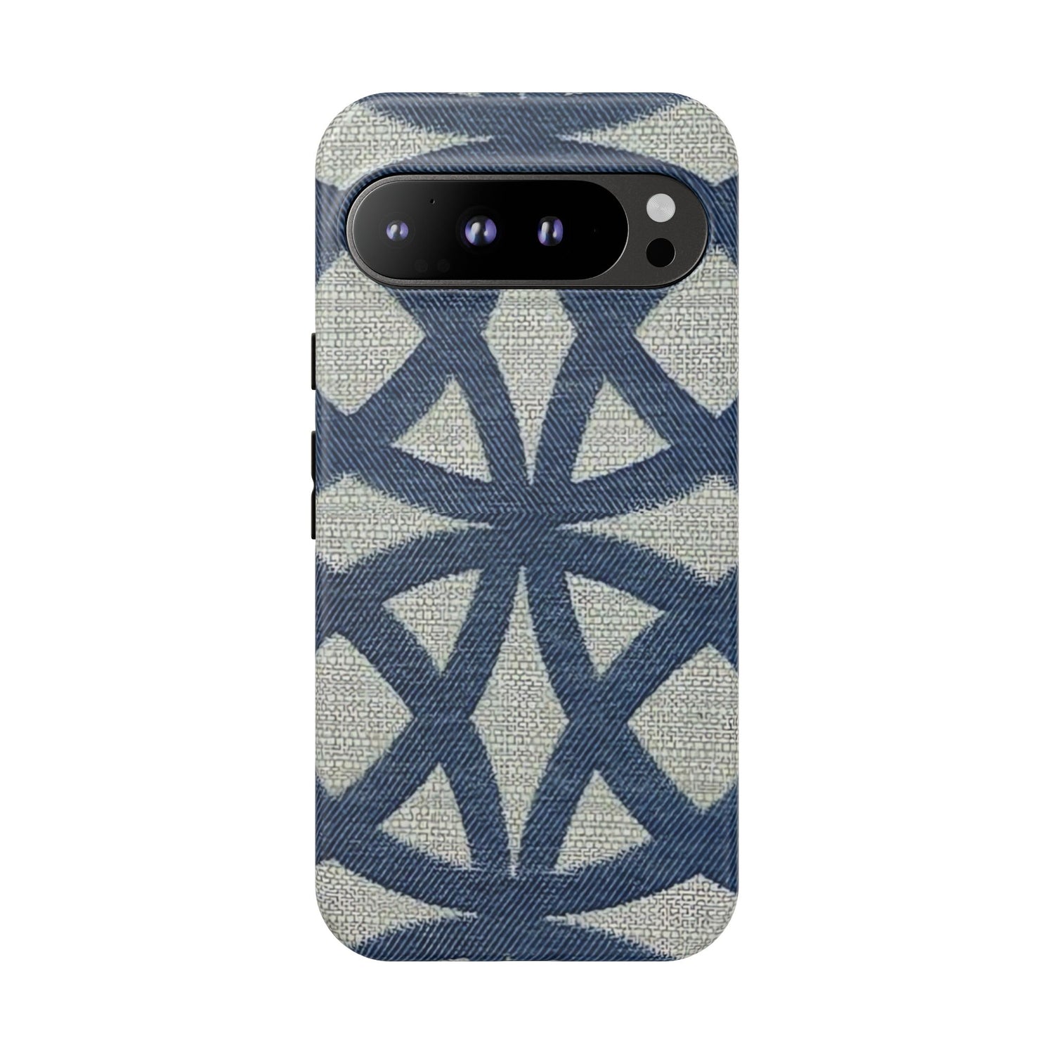 Indigo Woven Lines Case