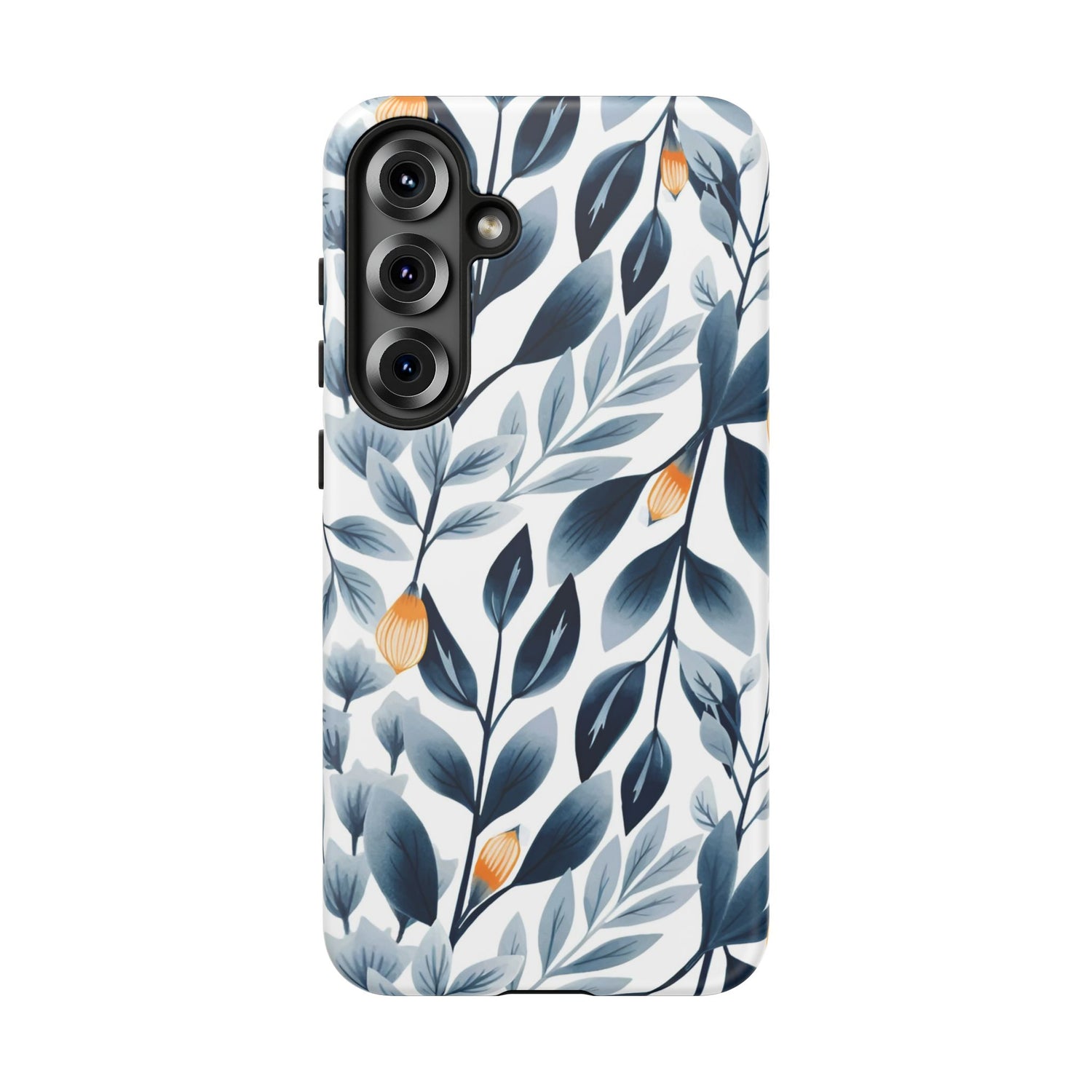 Blue Field Leaf Samsung Case