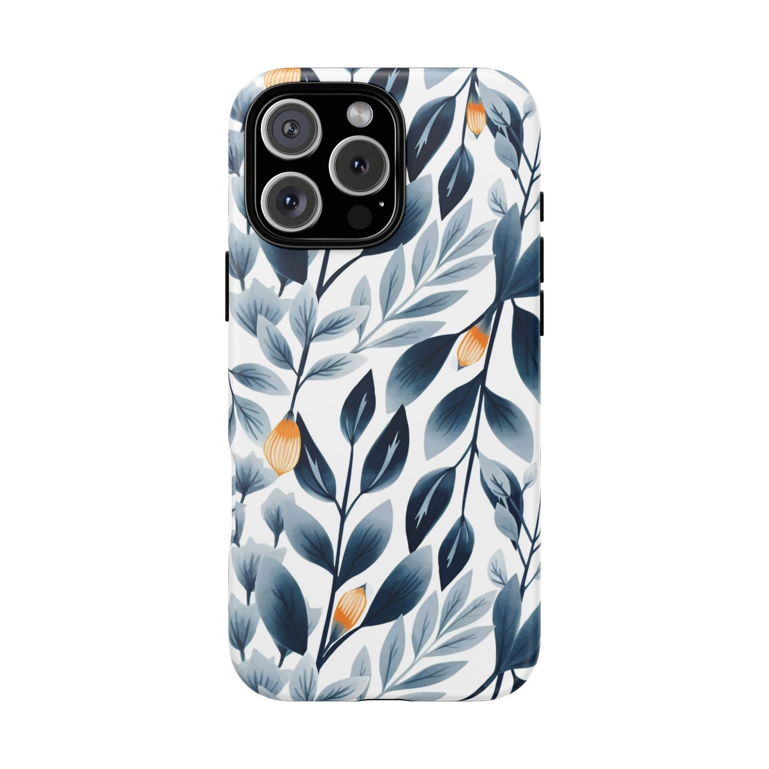 Blue Field Leaf iPhone Case