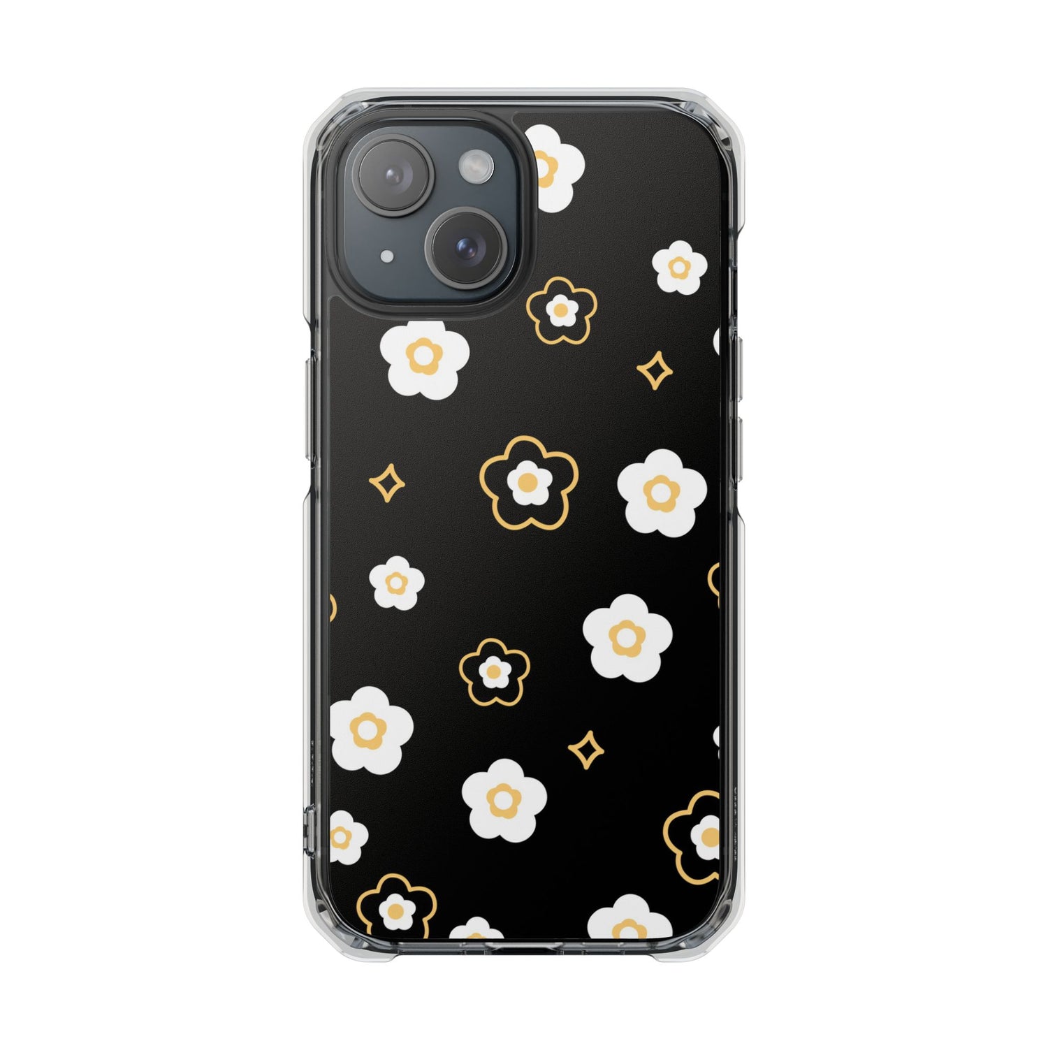 Golden Petals iPhone Clear Case