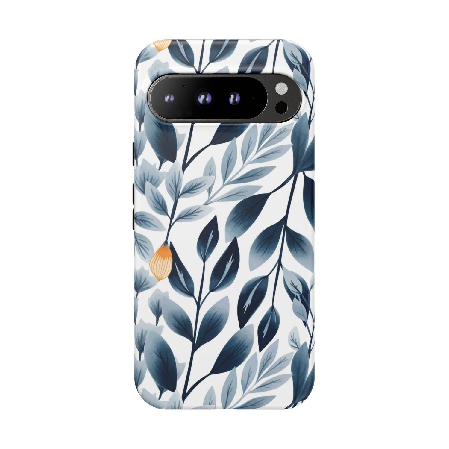 Blue Field Leaf Case