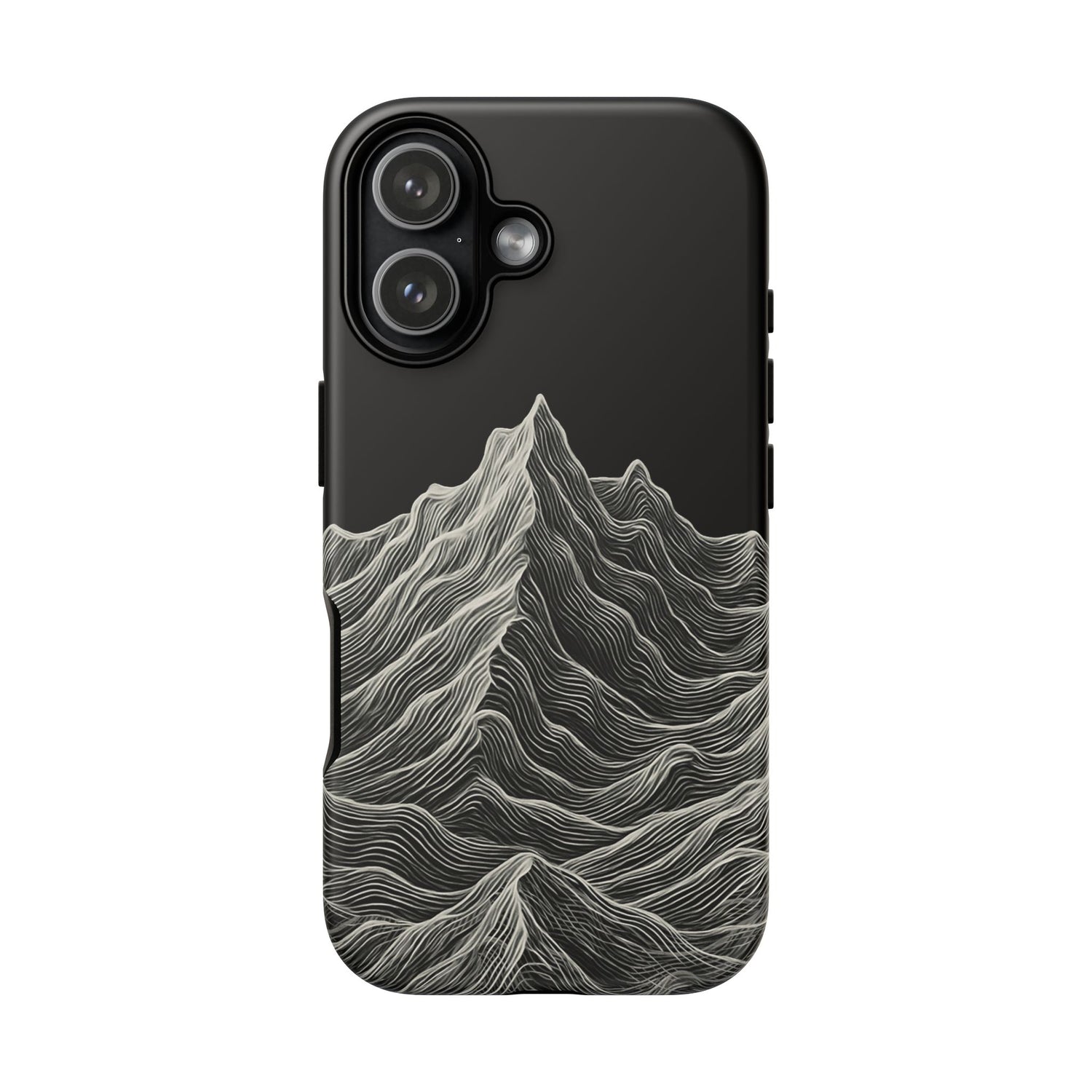Topo Line Art iPhone Tough Case