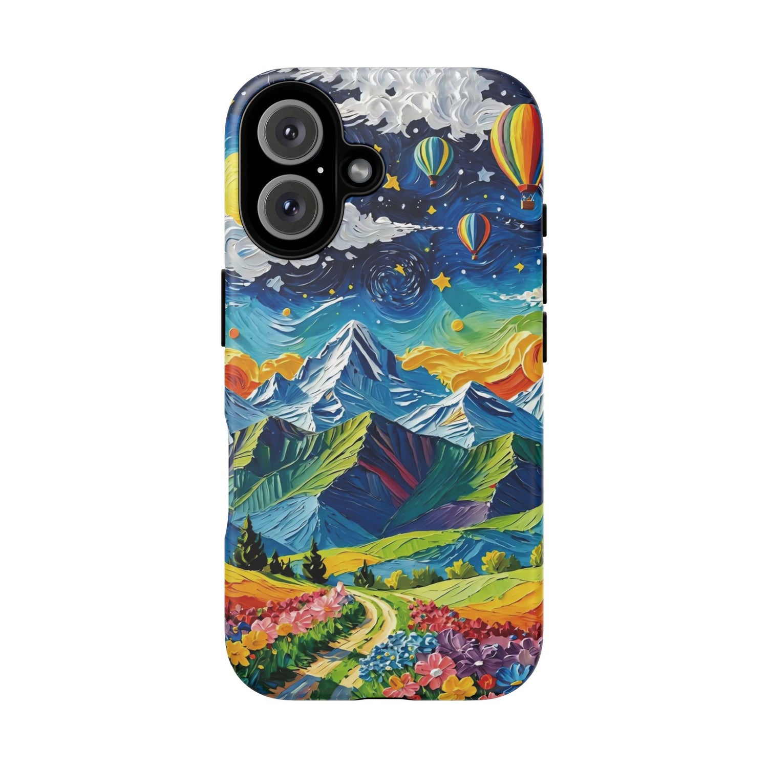 Rainbow Mountains iPhone Case