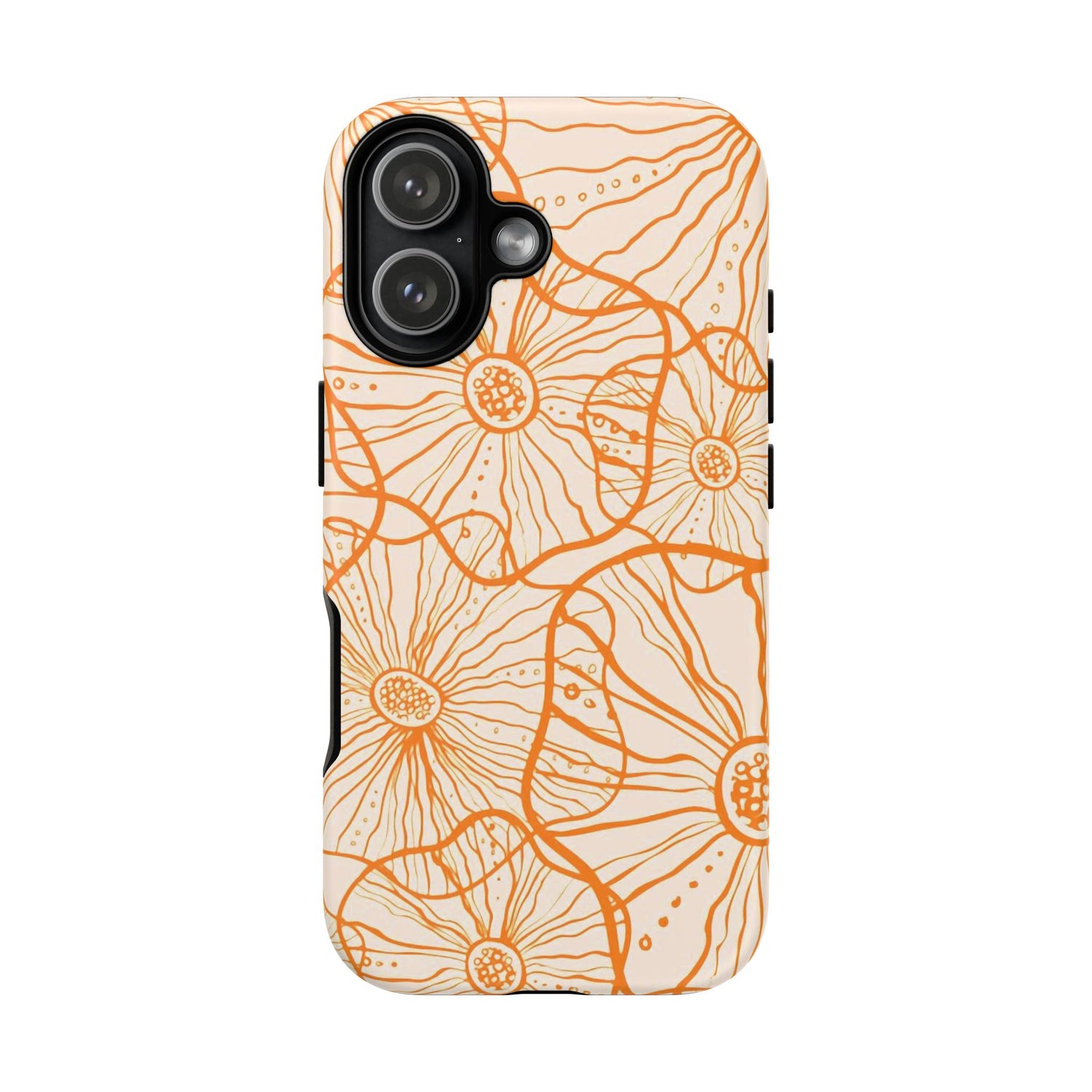 Amber Blossom Garden iPhone Tough Case