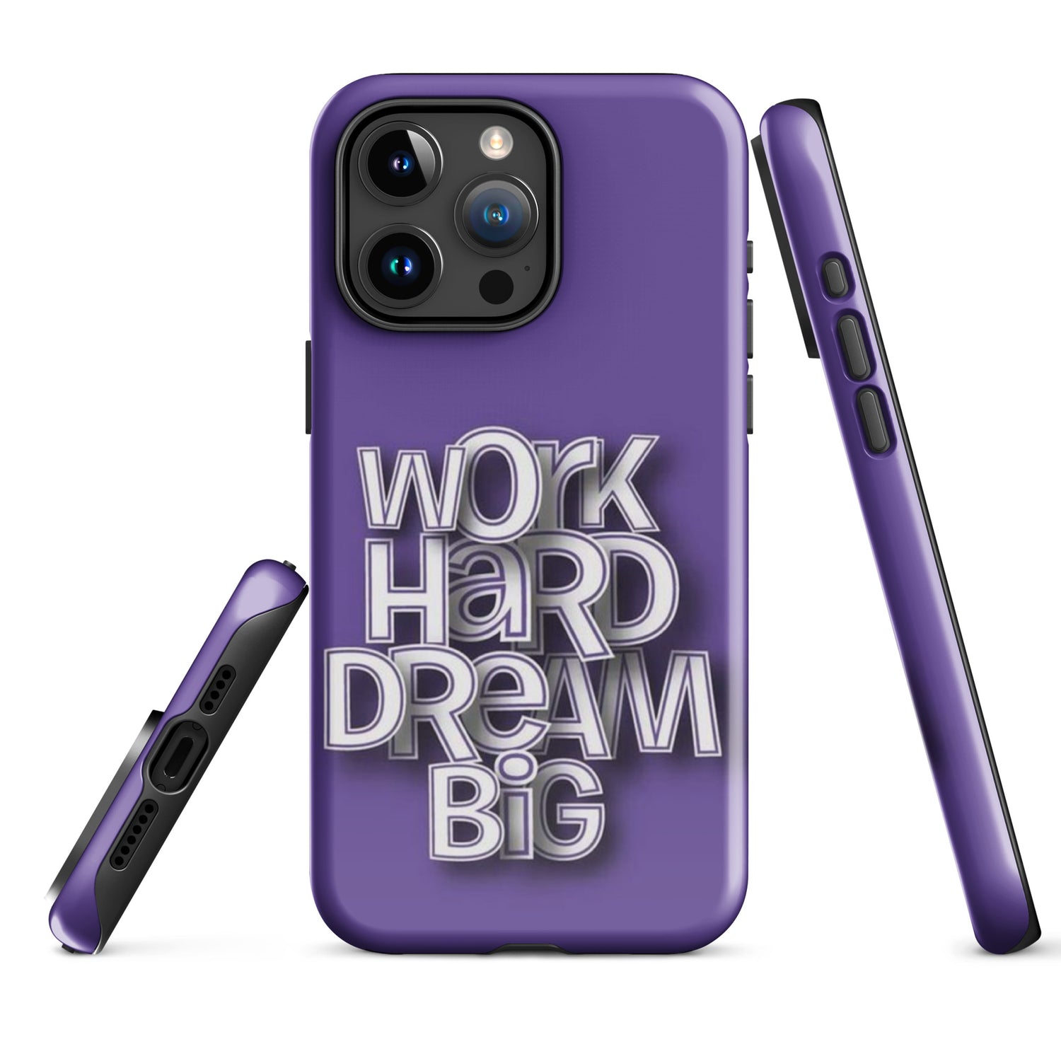 Work Hard Dream Big Coque iPhone