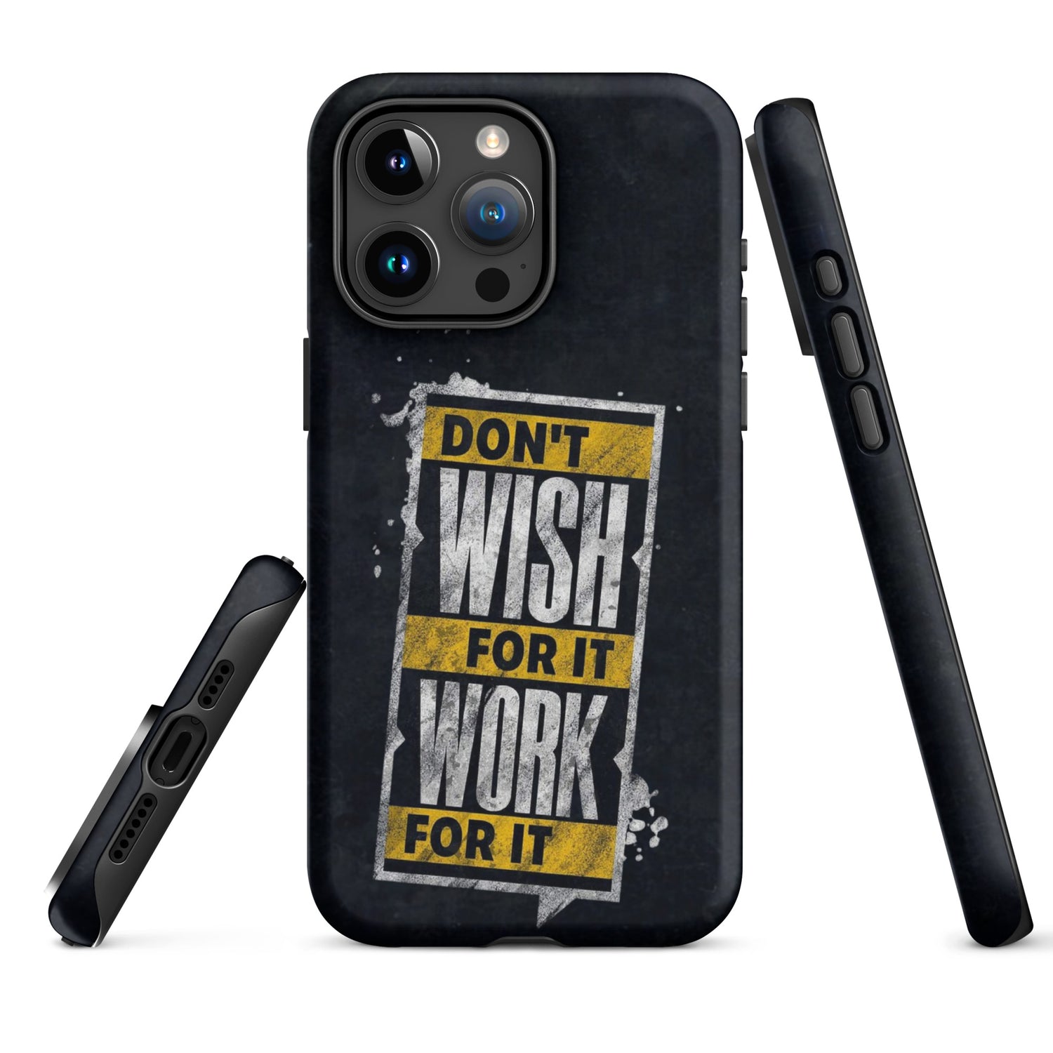 Don't Wish for it, Work for it Coque iPhone